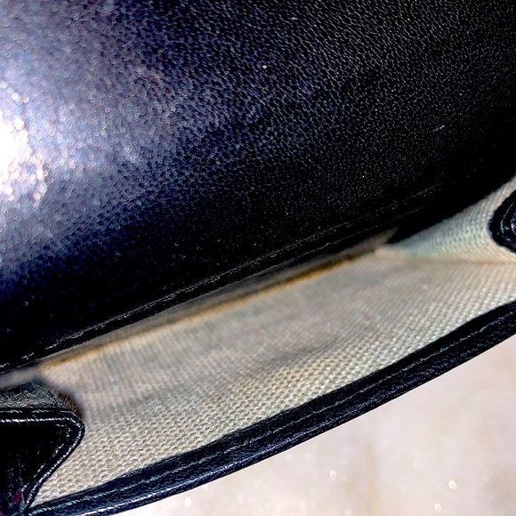 JIMMY CHOO NEMO BLACK RAINBOW STAR MIX TRIFOLD WALLET RARE LEATHER - Picture 14 of 15